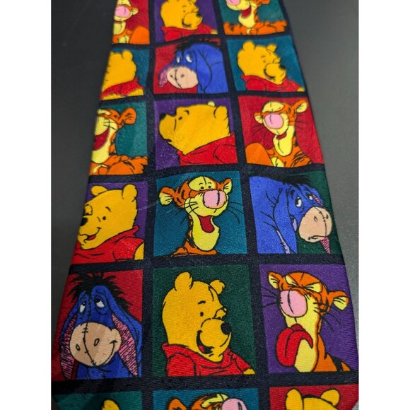Disney Pooh Mens Tie 100 Polyester Winnie The Pooh & Friends - Picture 5 of 11